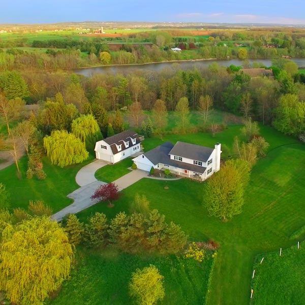 house on large property